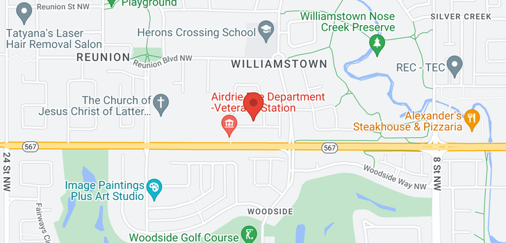 map of 1406 280 WILLIAMSTOWN Close NW